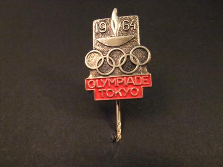 Olympische Spelen Tokio 1964 (Olympiade) zilverkleurig